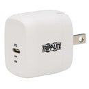 Tripp Lite USB C Wall Charger 20W PD3.0 Fast Charge with Compact GaN Technology - White Default Title