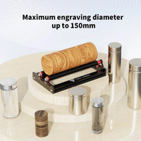 Twotrees TR3 Rotary Module Laser Engraver - Precision Aluminum 360° Engraving for Cylindrical Items