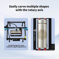 Twotrees TR3 Rotary Module Laser Engraver - Precision Aluminum 360° Engraving for Cylindrical Items