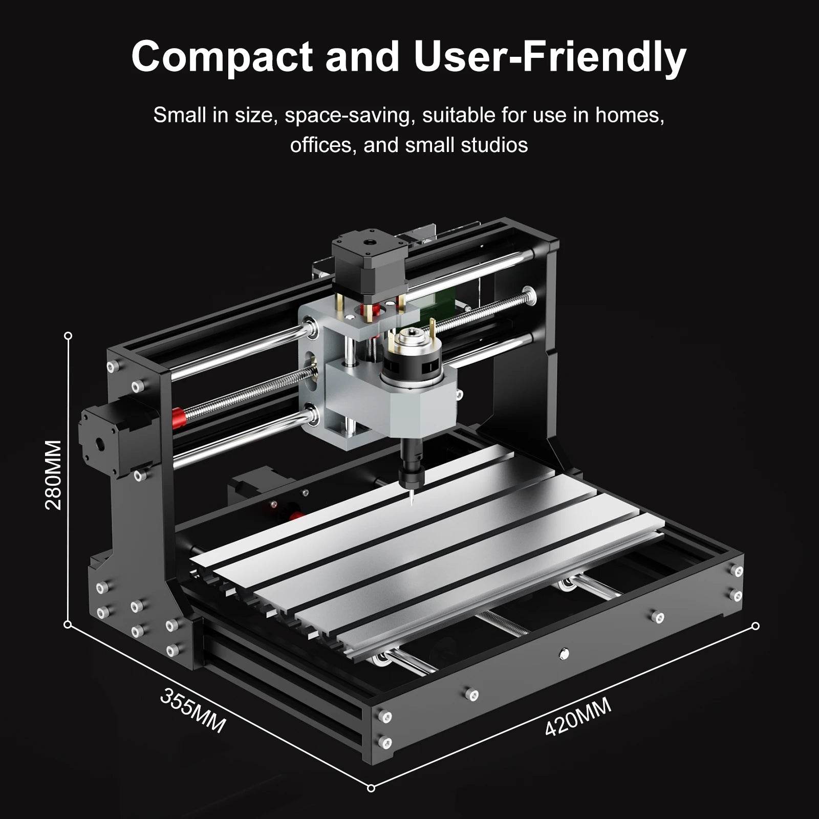 Twotrees TTC3018 PRO CNC Laser Engraver Machine | 11.8" x 7.1" Working Area | Versatile & Portable Design