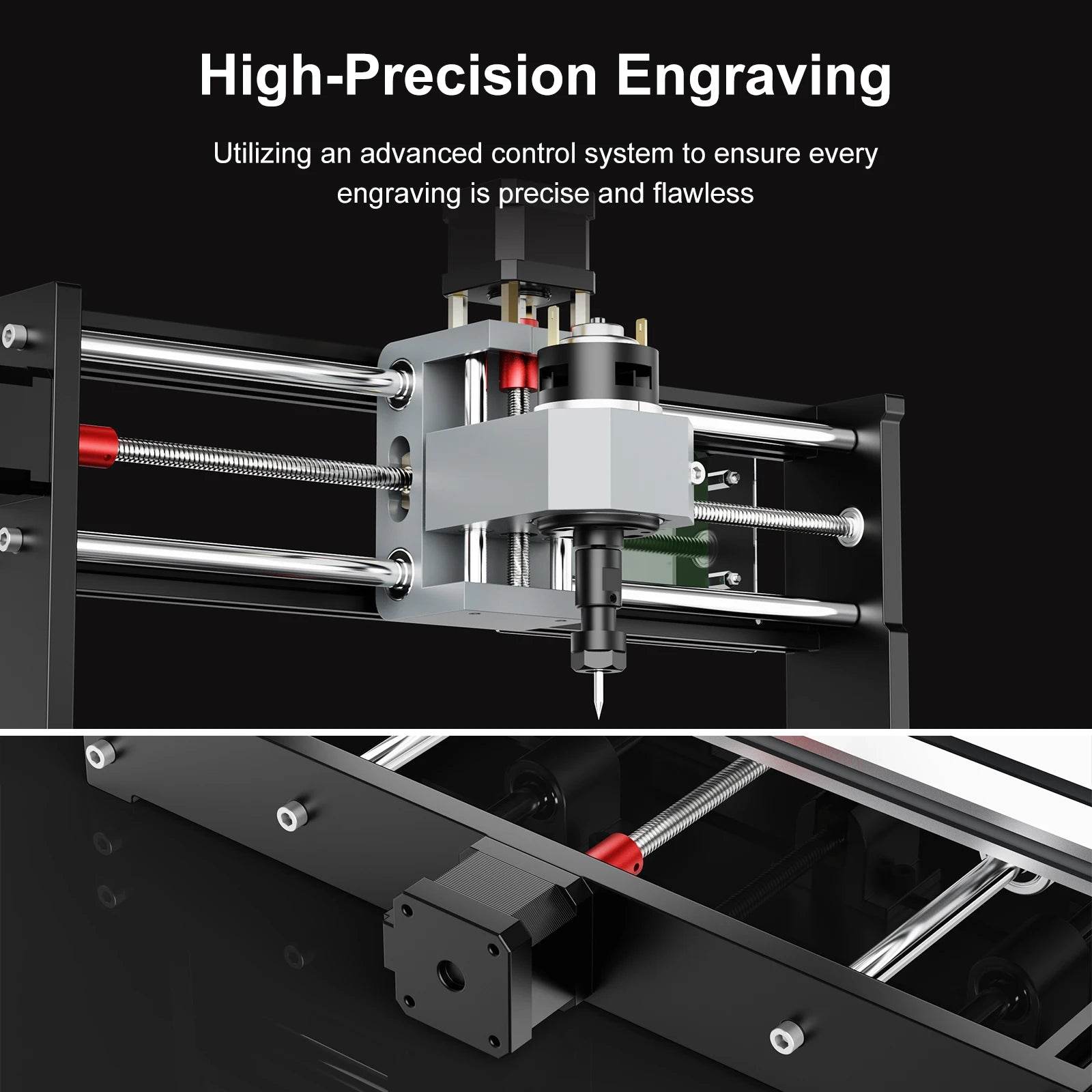 Twotrees TTC3018 PRO CNC Laser Engraver Machine | 11.8" x 7.1" Working Area | Versatile & Portable Design
