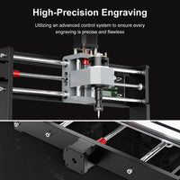 Twotrees TTC3018 PRO CNC Laser Engraver Machine | 11.8" x 7.1" Working Area | Versatile & Portable Design