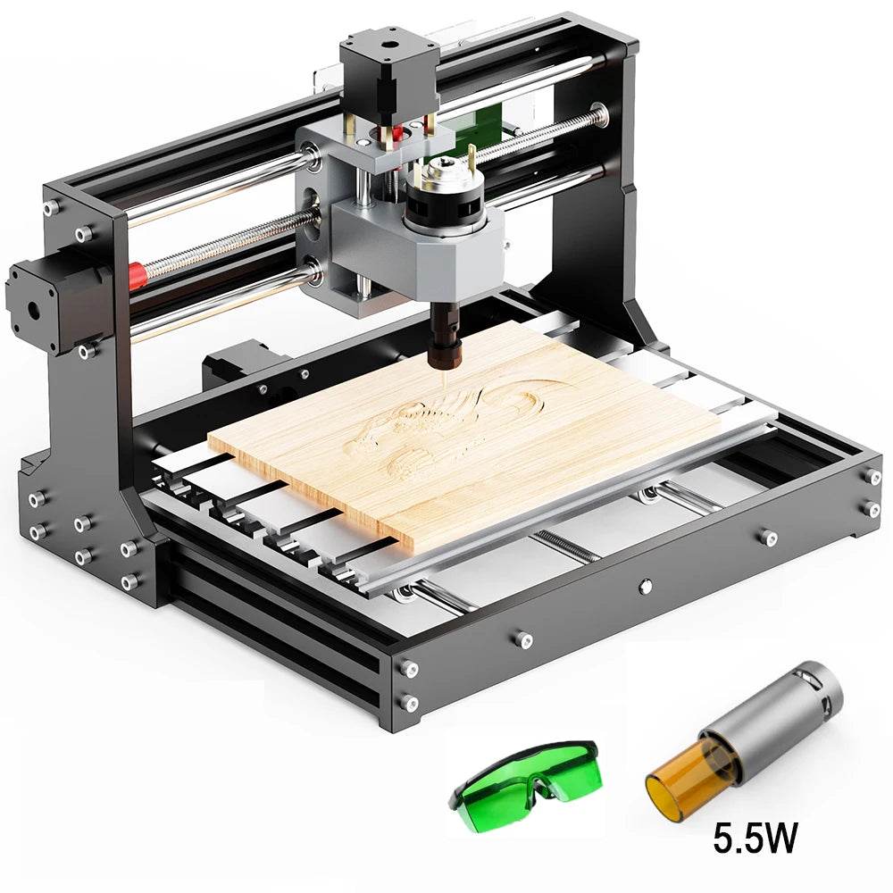 Twotrees TTC3018 PRO CNC Laser Engraver Machine | 11.8" x 7.1" Working Area | Versatile & Portable Design Package 2 United States