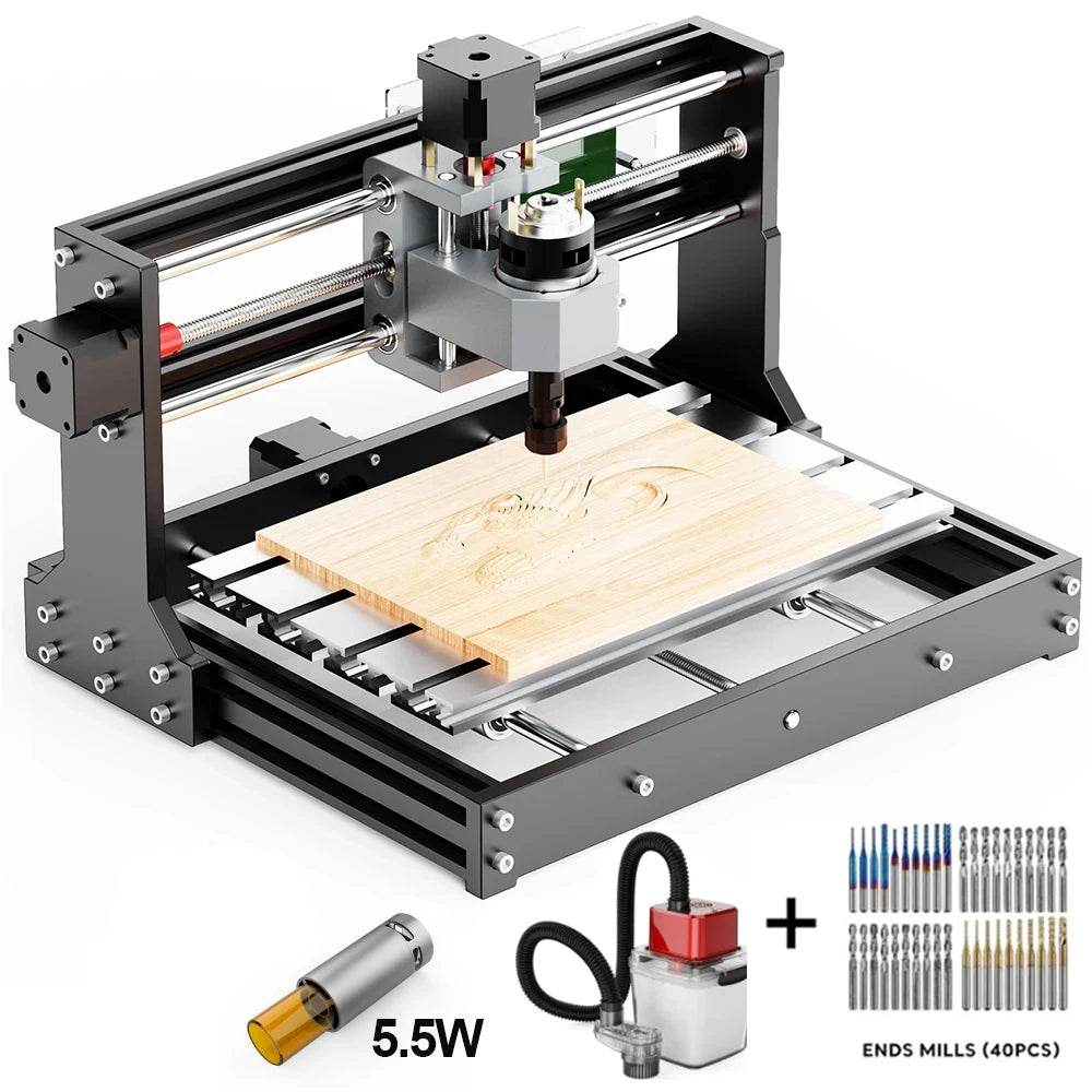 Twotrees TTC3018 PRO CNC Laser Engraver Machine | 11.8" x 7.1" Working Area | Versatile & Portable Design Package5 United States