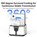 USB 3.0 Dual-Bay External Hard Drive Docking Station | 5Gbps Speed | Offline Cloning | 40TB Capacity