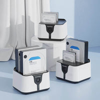 USB 3.0 Dual-Bay HDD Docking Station | 40TB Storage | Fast 5Gbps Transfers