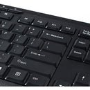 Verbatim Silent Wireless Mouse & Keyboard Set - Ergonomic Design, 2.4GHz Connection, Blue LED Technology - Store 42