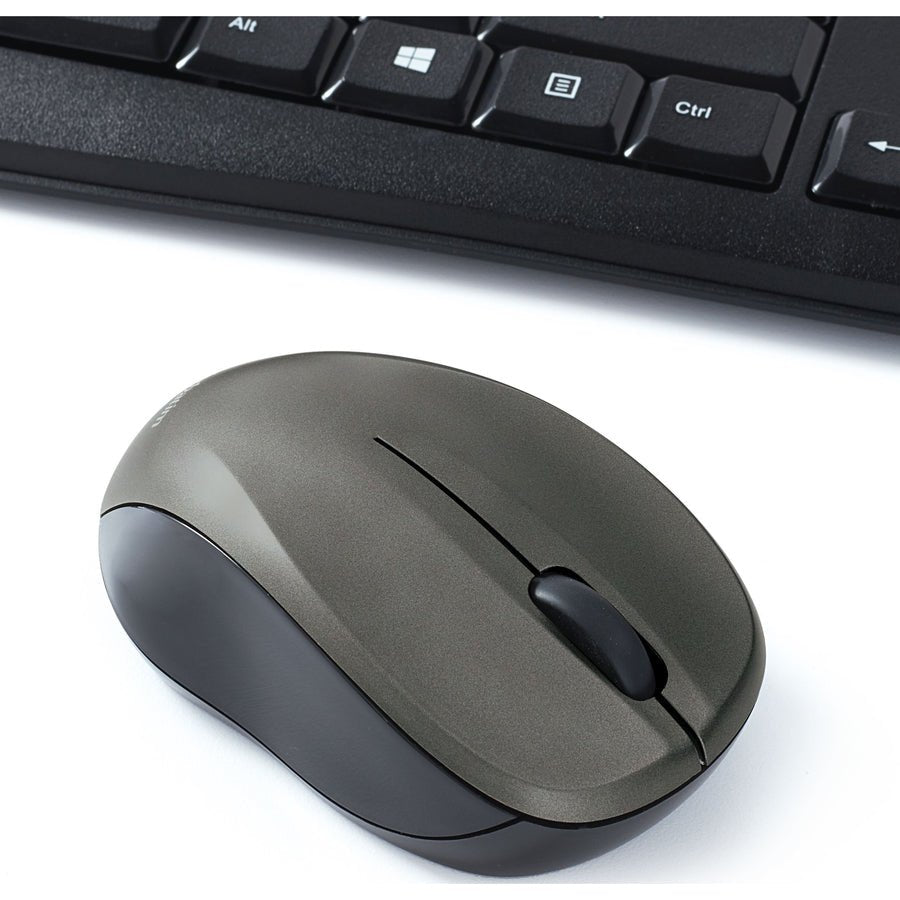 Verbatim Silent Wireless Mouse & Keyboard Set - Ergonomic Design, 2.4GHz Connection, Blue LED Technology - Store 42