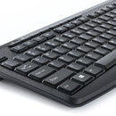 Verbatim Silent Wireless Mouse & Keyboard Set - Ergonomic Design, 2.4GHz Connection, Blue LED Technology - Store 42