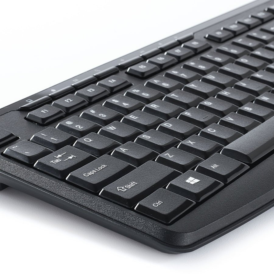 Verbatim Silent Wireless Mouse & Keyboard Set - Ergonomic Design, 2.4GHz Connection, Blue LED Technology - Store 42