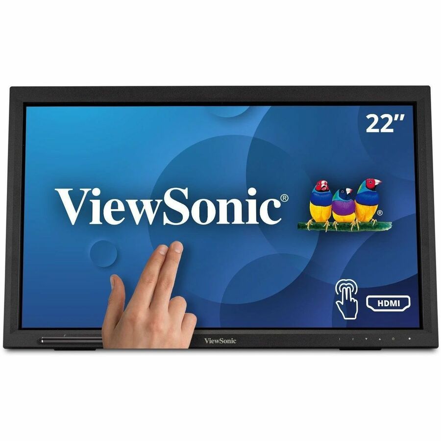 ViewSonic TD2223 22" 1080p IR Touch Monitor, 10-Point Touch, Eye Care, HDMI/VGA/DVI Connectivity