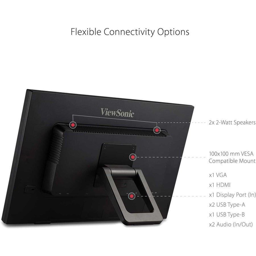 ViewSonic TD2423D 24" Touch Display | 1080P IR Technology | Durable Kiosk Monitor - Store 42