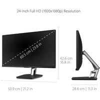 ViewSonic TD2455 24 Inch 1080p Touch Screen IPS Monitor with 10 - Point PCAP Technology - Store 42