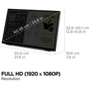 ViewSonic TD2465 24" Full HD Touch Monitor | 10 - Point Capacitive Touch | Ergonomic Design - Store 42