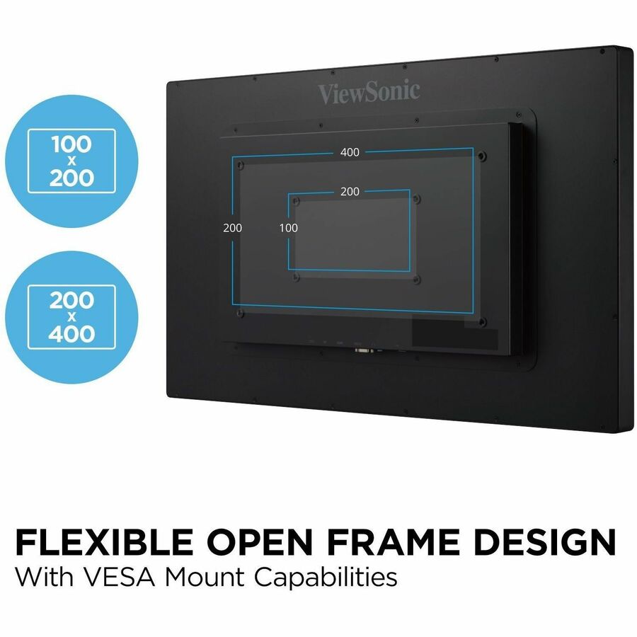ViewSonic TD3207 32" 1080p Touch Monitor - 10 - Point PCAP, Versatile Use, Adjustable Stand - Store 42