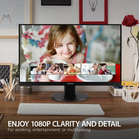 ViewSonic VA2447 - MH 24" Full HD Monitor, 100Hz FreeSync, Eye Care, HDMI/VGA Connectivity - Store 42