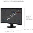 ViewSonic VA2447 - MH 24" Full HD Monitor, 100Hz FreeSync, Eye Care, HDMI/VGA Connectivity - Store 42