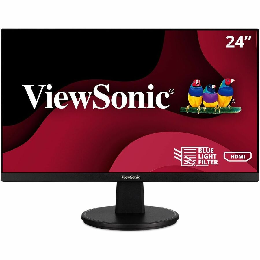 ViewSonic VA2447 - MH 24" Full HD Monitor, 100Hz FreeSync, Eye Care, HDMI/VGA Connectivity - Store 42