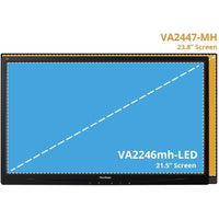 ViewSonic VA2447 - MHU 24" Full HD USB - C Monitor, 100Hz, Flicker - Free, AMD FreeSync - Store 42