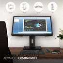 ViewSonic VG2440 24 Inch Full HD IPS Monitor with Ergonomic Stand, HDMI, USB, DP Connectivity - Store 42