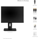 ViewSonic VG2440 24 Inch Full HD IPS Monitor with Ergonomic Stand, HDMI, USB, DP Connectivity - Store 42