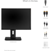ViewSonic VG2440 24 Inch Full HD IPS Monitor with Ergonomic Stand, HDMI, USB, DP Connectivity - Store 42