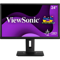 ViewSonic VG2440 24 Inch Full HD IPS Monitor with Ergonomic Stand, HDMI, USB, DP Connectivity - Store 42