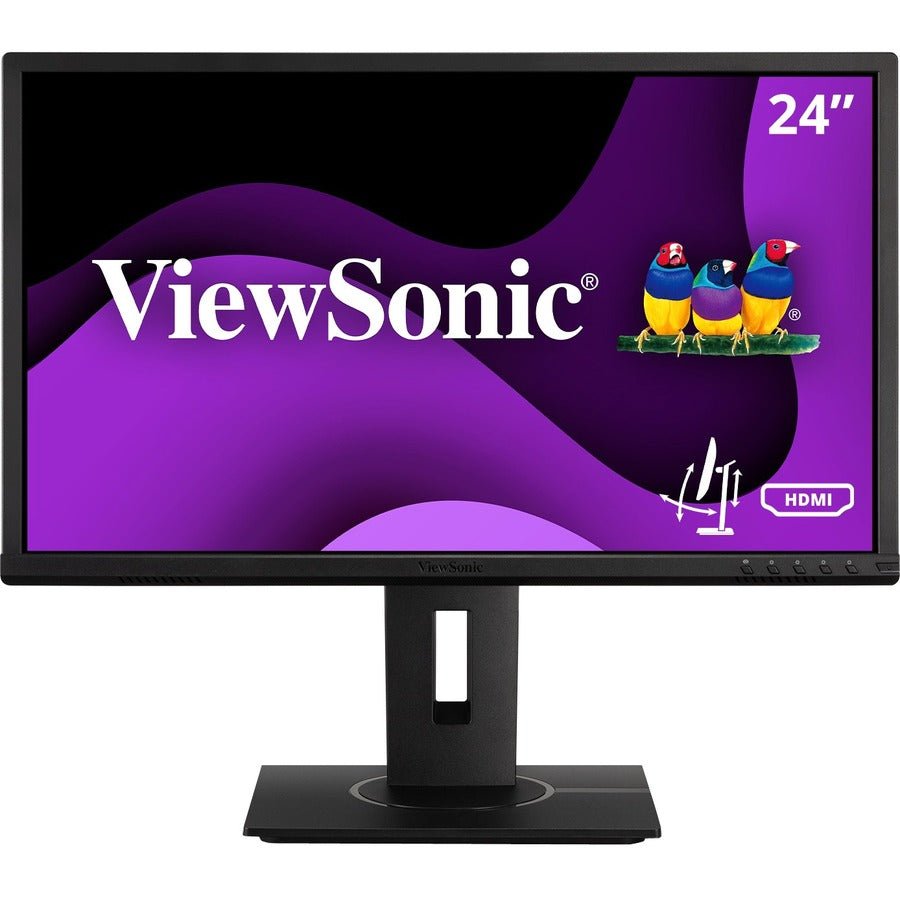 ViewSonic VG2440 24 Inch Full HD IPS Monitor with Ergonomic Stand, HDMI, USB, DP Connectivity - Store 42