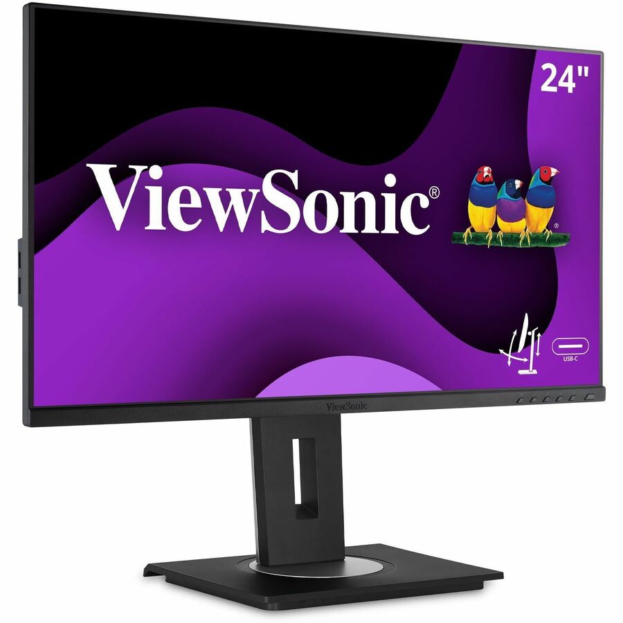 ViewSonic VG2456 24" Full HD USB - C Docking Monitor with Ergonomic Stand & Gigabit Ethernet - Store 42