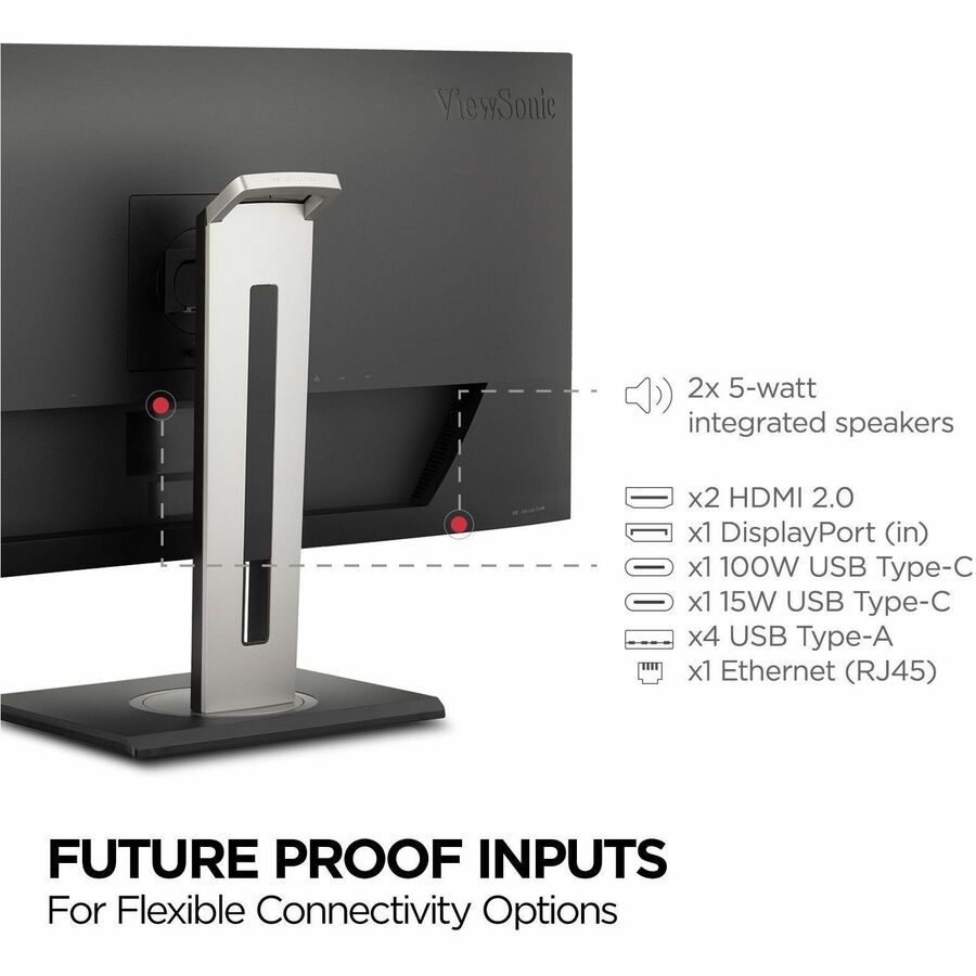 ViewSonic VG3456A 34" UltraWide WQHD Monitor | 100Hz USB - C Docking | Ergonomic Design - Store 42