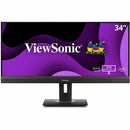 ViewSonic VG3456A 34" UltraWide WQHD Monitor | 100Hz USB - C Docking | Ergonomic Design - Store 42