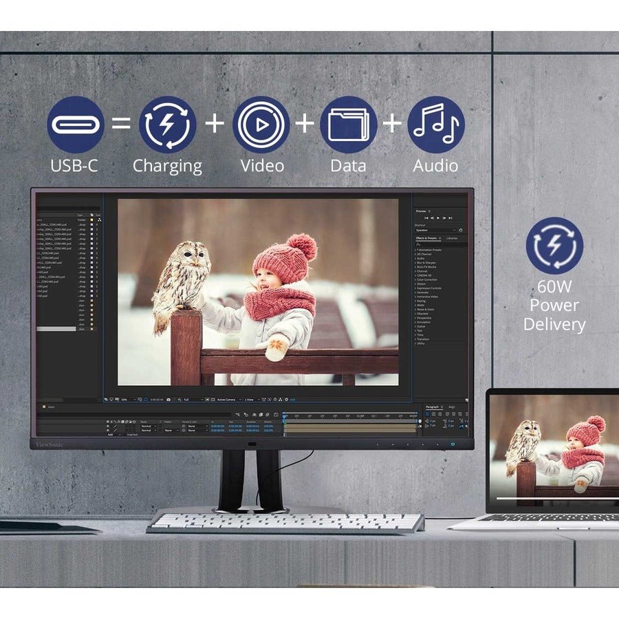ViewSonic VP2756 - 4K 27 - Inch UHD IPS Monitor - Exceptional Color Accuracy & Ergonomic Design - Store 42