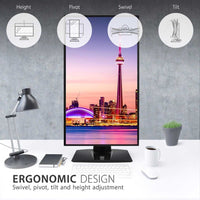 ViewSonic VP2768a 27" 4K Ultra HD IPS Monitor - Pantone Validated, 100% sRGB, USB - C Connectivity - Store 42