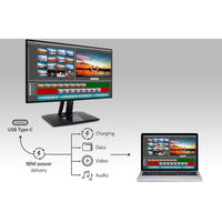 ViewSonic VP3256 - 4K 32" UHD Monitor | 60W USB - C | 100% sRGB Color Accuracy | Ergonomic Design - Store 42