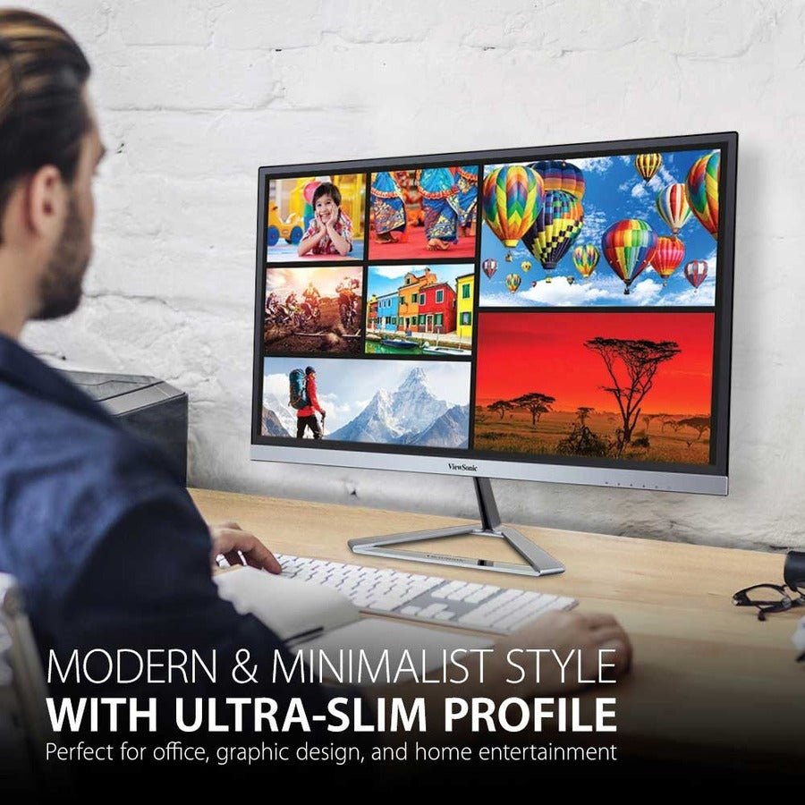 ViewSonic VX2276-SMHD 22 Inch Full HD IPS Monitor | 1920x1080 | Ultra-Slim Bezel | 100Hz Refresh Rate