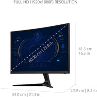 ViewSonic VX2418C 24" Curved 1080p Gaming Monitor | 180Hz Refresh Rate & 1ms Response Time - Store 42