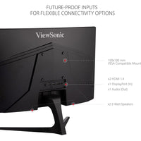 ViewSonic VX2418C 24" Curved 1080p Gaming Monitor | 180Hz Refresh Rate & 1ms Response Time - Store 42