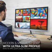 ViewSonic VX2476 - SMHD 24" Full HD 1080P IPS Monitor with FreeSync, Ultra - Slim Design & Flexible Connectivity - Store 42