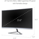 ViewSonic VX2476 - SMHD 24" Full HD 1080P IPS Monitor with FreeSync, Ultra - Slim Design & Flexible Connectivity - Store 42