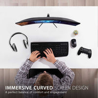 ViewSonic VX2718-PC-MHD 27" Curved Gaming Monitor 1080P 180Hz with FreeSync & 1ms Response Time