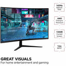 ViewSonic VX3218 - PC - MHD 32In Curved Monitor 1080P 180Hz 1ms FreeSync Gaming Experience - Store 42