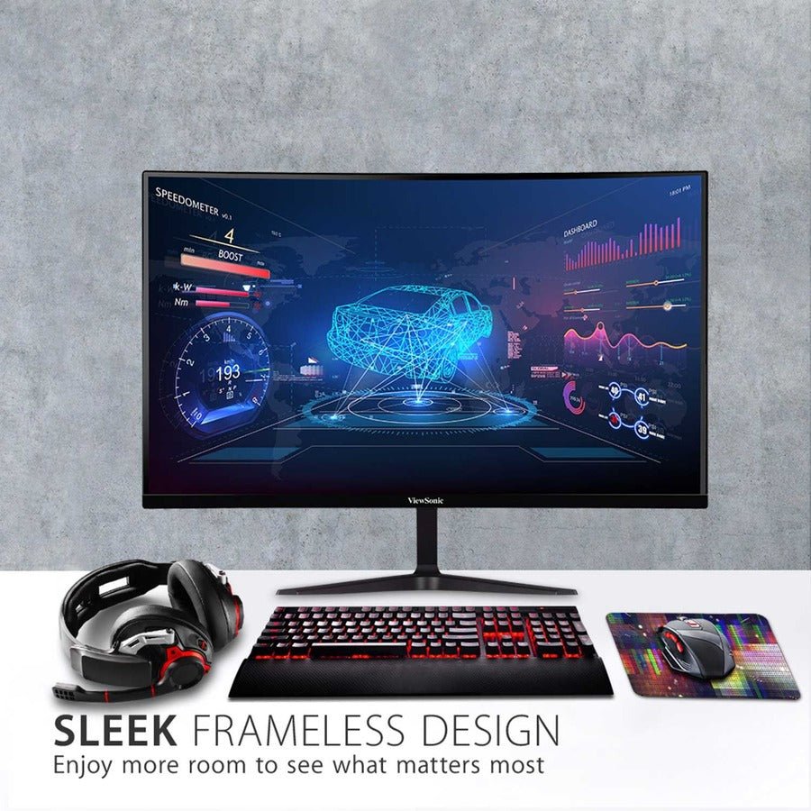 ViewSonic VX3218 - PC - MHD 32In Curved Monitor 1080P 180Hz 1ms FreeSync Gaming Experience - Store 42