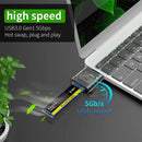 VKTECH M2 SSD Enclosure USB 3.0 5Gbps Portable Adapter for 2230/2242/2260/2280 Drives