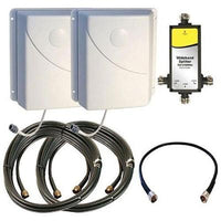 Wilson Dual Antenna Expansion Kit for 50 Ohm Amplifiers - 2 Wall Mount Antennas & Splitter Default Title