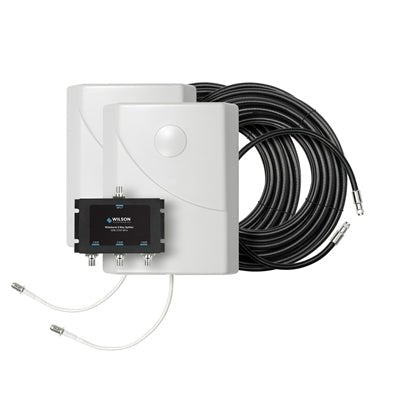 Wilson Electronics SigPro Dual Antenna Kit - 2 Cellular Panel Antennas with 50ft RG11 Cable