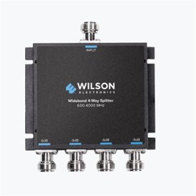 WilsonPro 4 Way Splitter 859117 - High Performance Signal Splitter For 4 Antennas, Indoor/Outdoor IP65 Rated, 600-4000 MHz