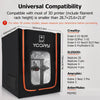 YOOPAI 3D Printer Enclosure for Bambu & Creality with LED Light - Fireproof, Dustproof, Temperature Control M1 high(75cm) United States