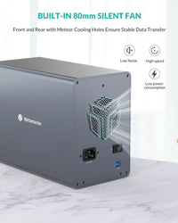 Yottamaster FS5C3 10Gbps USB-C 5-Slot HDD/SSD Enclosure - High-Speed Data Transfer & Daisy-Chain Support