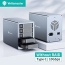 Yottamaster FS5C3 10Gbps USB-C 5-Slot HDD/SSD Enclosure - High-Speed Data Transfer & Daisy-Chain Support