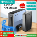 Yottamaster NAS Storage Box - 1 Bay for 2.5"/3.5" SSD/HDD with Auto Backup & Cloud Access